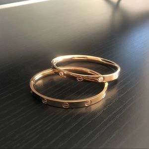 ROSE GOLD BANGLES